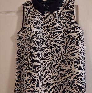 Kate Spade blouse with glasses